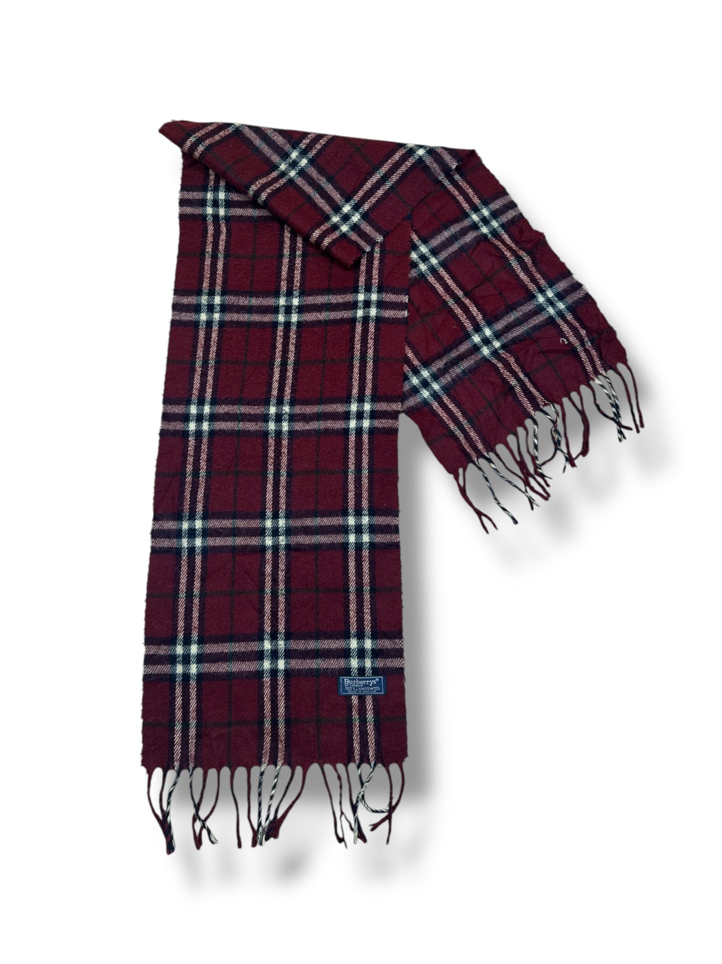 Burberry Scarve Wine Red