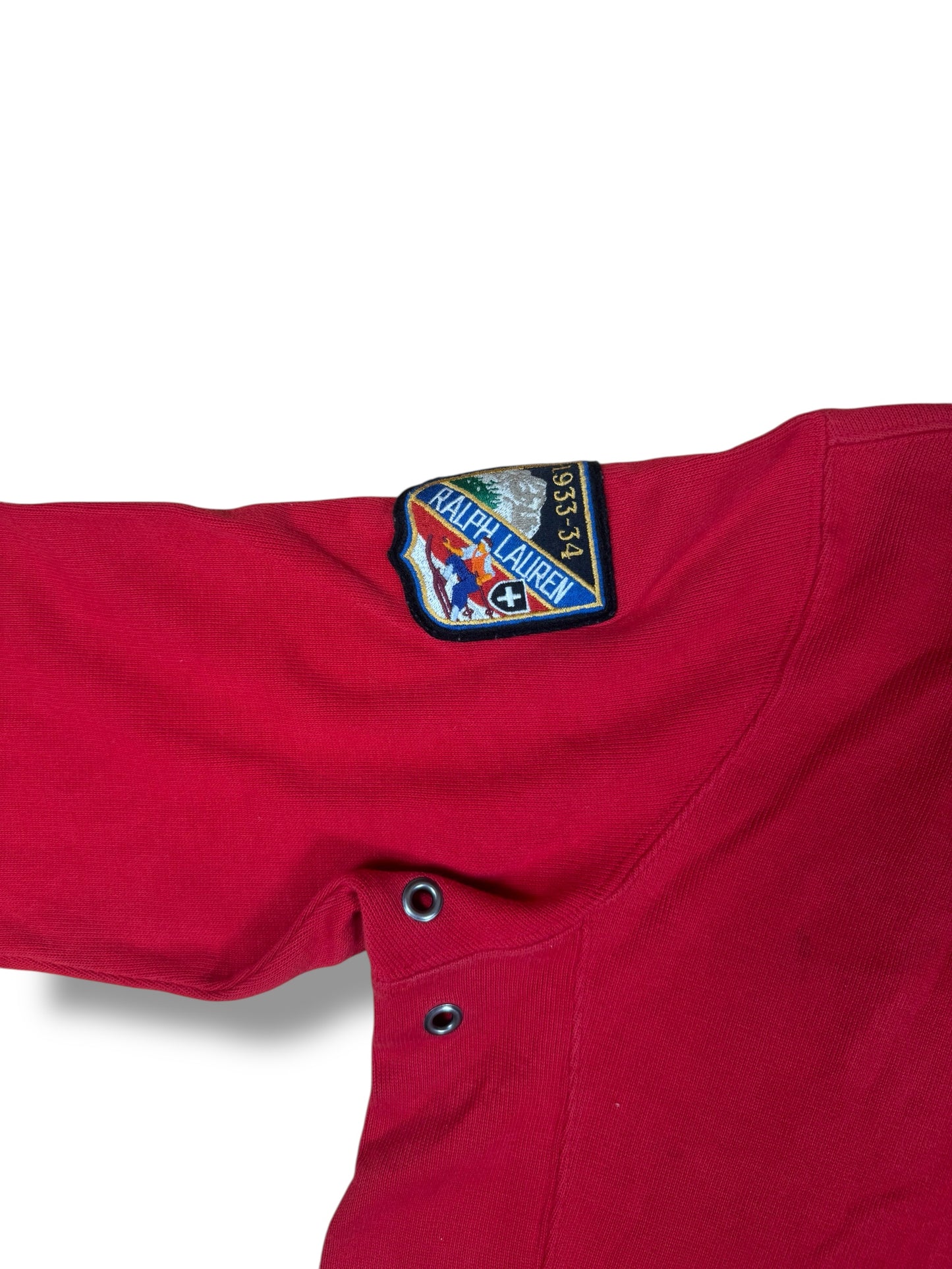 Ralph Lauren Zip Sweater Red (M)